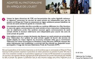 Des services de santé animale de qualité adaptés au pastoralisme en Afrique de l’Ouest