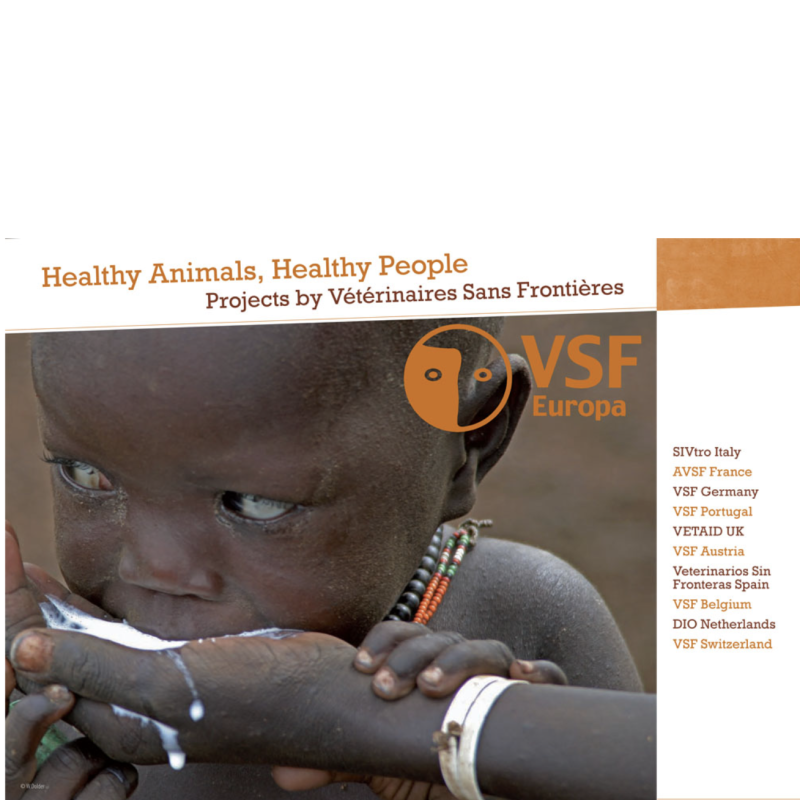 Leaflet “Healthy animals, healthy people”: projects by VSF